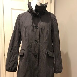 Ann Taylor LOFT gray lined jacket, Size L